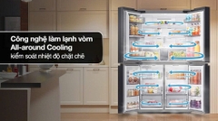 Tủ lạnh Samsung Inverter 648 lít Multi Door RF59C766FB1/SV