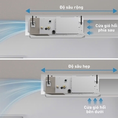 Dàn lạnh âm trần nối ống gió Multi Panasonic Inverter CS-MU18YD3Z (1 Chiều 17.100 BTU)