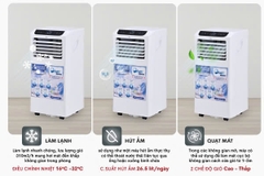 Máy điều hòa di động thông minh FujiE MPAC10 - 10000BTU