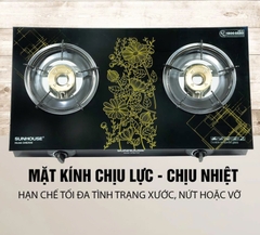 BẾP GAS DƯƠNG KÍNH SUNHOUSE SHB2106