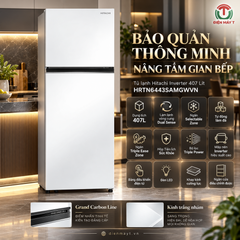 Tủ lạnh Hitachi Inverter 407 lít HRTN6443SAMGWVN
