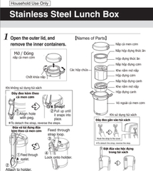 Hộp cơm giữ nhiệt Tiger LWU-B200