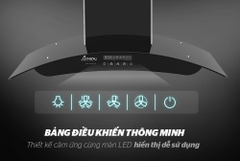 Máy hút mùi áp tường Apex APB6681-90C