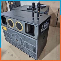 Loa Kéo Nanomax Pro-218A công suất 3050W Bass Đôi 50cm