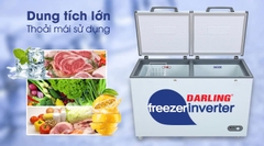 Tủ Đông Mát 2 Ngăn Inverter Darling 370 lít DMF-3999 WI2