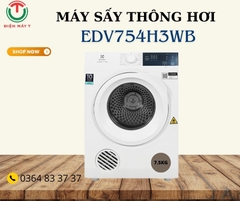 Máy sấy thông hơi Electrolux 7.5 kg EDV754H3WB
