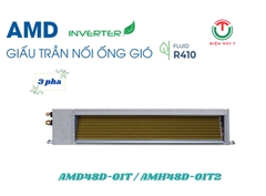 Máy lạnh giấu trần nối ống gió Airwell Inverter AMD48D-01T/AMH48D-01T2 ( 3pha )