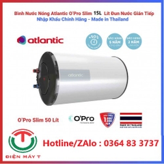 Bình nước nóng Atlantic OPRO SLIM 15L ( gián tiếp )