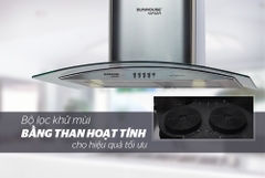 Máy hút mùi kính cong Sunhouse Mama MM6719-70