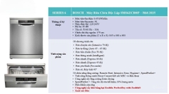 Máy rửa chén Bosch SMS6ZCI00P  Series 6