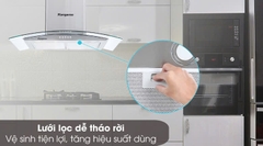 Máy hút mùi kính cong Kangaroo KG538