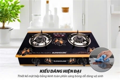 BẾP GAS DƯƠNG KÍNH SUNHOUSE SHB3336