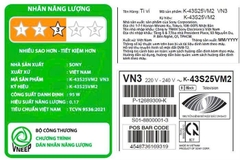 Google Tivi Sony 4K 43 inch K-43S25VM2