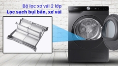 Máy sấy bơm nhiệt Samsung 9 Kg DV90T7240BB/SV