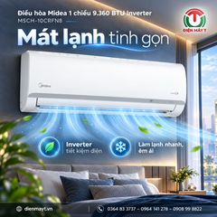 Điều hòa Midea 1 chiều 9.360 BTU Inverter MSCH-10CRFN8