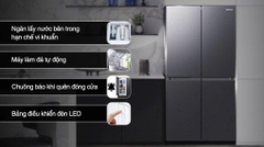 Tủ lạnh Samsung Inverter 648 lít Multi Door RF59C766FB1/SV