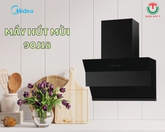 Máy hút mùi kính vát Midea 90J18 - Hàng chính hãng