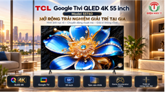 Google Tivi QLED TCL 4K 55 inch 55T6D