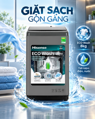 Máy giặt Hisense 8 kg WTZQ8012UT