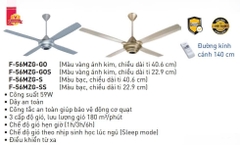 Quạt trần 4 cánh Panasonic F-56MZG