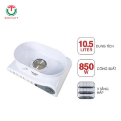 Nồi hấp thực phẩm 3 ngăn Magic Korea A61 công suất 850w 10.5L