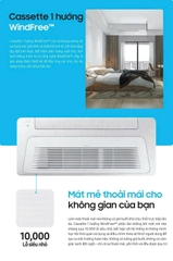Máy lạnh âm trần 1 hướng thổi Samsung Inverter (8.900btu ) AC026FE1DKF/EA