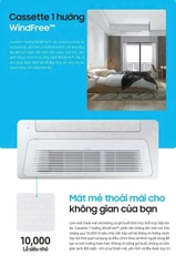 Máy lạnh âm trần 1 hướng thổi Samsung Inverter (23.500btu ) AC071FE1DKF/EA