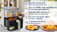 Nồi chiên không dầu BlueStone 6 lít  AFB-5867