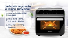 Lò chiên không dầu hơi nước BlueStone 24 lít AFB-5895