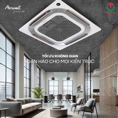 Máy lạnh âm trần 360° Airwell Inverter AMC36D-01T / AMH36D-01T ( 3 pha )