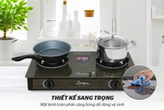 Bếp ga dương kính cao cấp APEX APB3551