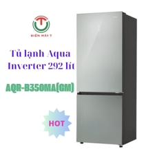 Tủ lạnh Aqua Inverter 292 lít AQR-B350MA(GM)
