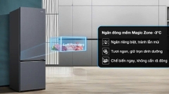 Tủ lạnh Aqua Inverter 292 lít AQR-B360MA(SLB)