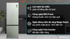 Tủ lạnh Aqua Inverter 324 lít AQR-B380MA(GM)