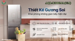 Tủ lạnh Aqua Inverter 324 lít AQR-B380MA(GM)