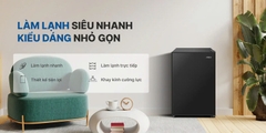 Tủ lạnh Aqua 90 lít AQR-D100FA(BS)