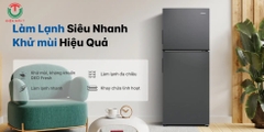 Tủ lạnh Aqua AQR-T220NE(HB) Inverter 189 lít