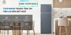 Tủ Lạnh Aqua Inverter 283 Lít AQR-T299FA(SL)