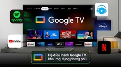 Google Tivi QLED Aqua 4K 50 inch AQT50S800UX