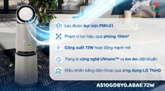 Máy lọc không khí LG PuriCare 360 Alpha Double 72W AS10GDBY0.ABAE