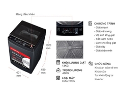 Máy giặt Toshiba Inverter 13 kg AW-DUM1400LV