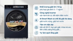 Máy giặt Aqua Inverter 10 kg AW10-B4377U1L(GN)