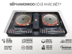 Bếp từ đôi Hawonkoo inverter CEH-266-II 5.400W