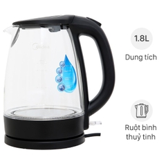 Bình đun siêu tốc Midea 1.8 lít MK18GC