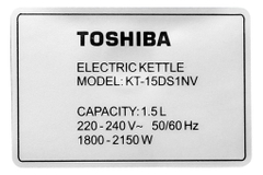 Bình đun siêu tốc TOSHIBA KT-15DS1NV