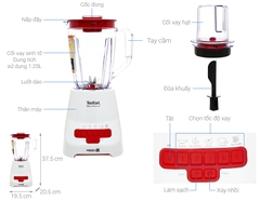 Máy xay sinh tố đa năng Tefal Blendforce Piano BL477566