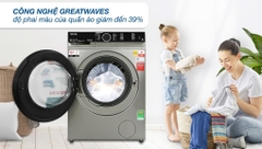 Máy giặt sấy Toshiba Inverter TWD-BM115GF4V(SK)  - Giặt 10.5 kg - Sấy 7 kg