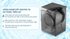 Máy giặt sấy Toshiba Inverter TWD-BM115GF4V(SK)  - Giặt 10.5 kg - Sấy 7 kg