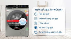 Máy giặt sấy Toshiba Inverter TWD-BM115GF4V(SK)  - Giặt 10.5 kg - Sấy 7 kg