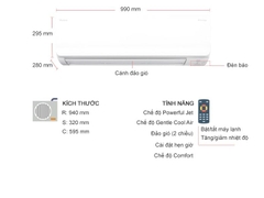Máy lạnh Daikin Inverter 2.5 HP FTKC60UVMV/RKC60UVMV